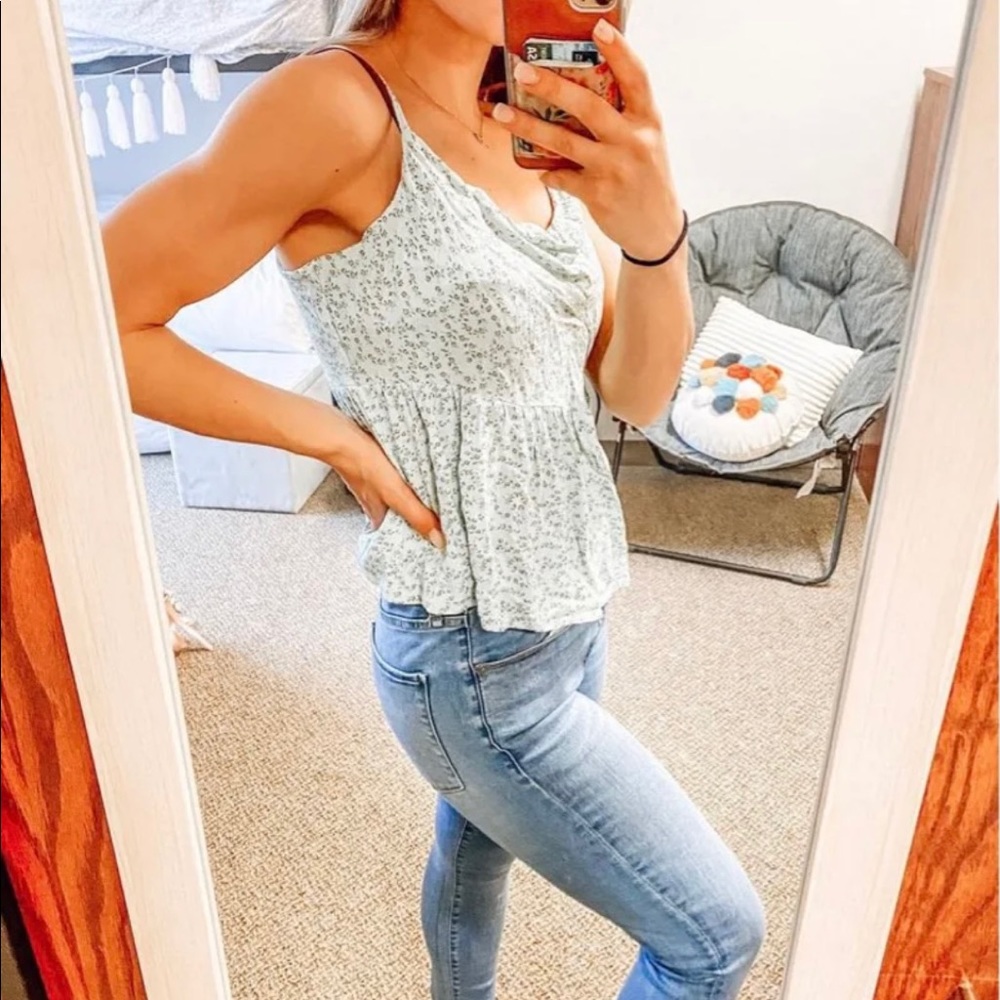 American Eagle Swoop Neck Tank